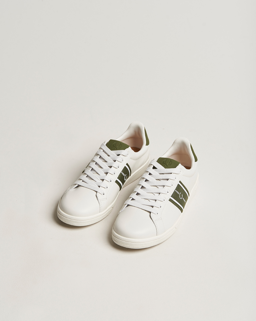 Homme | Fred Perry Graphic Mesh Sneaker Porcelain | Fred Perry | Graphic Mesh Sneaker Porcelain