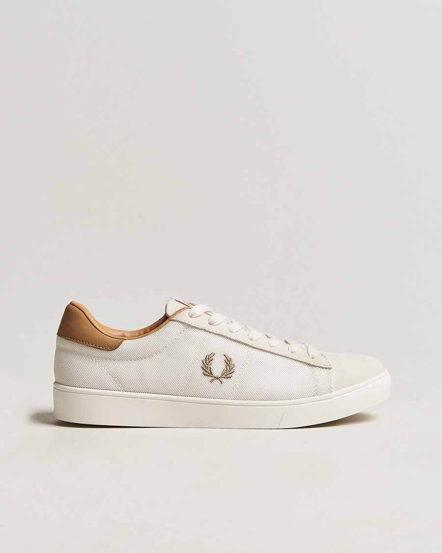 Homme | Fred Perry Spencer Mesh Sneaker Snow White | Fred Perry | Spencer Mesh Sneaker Snow White