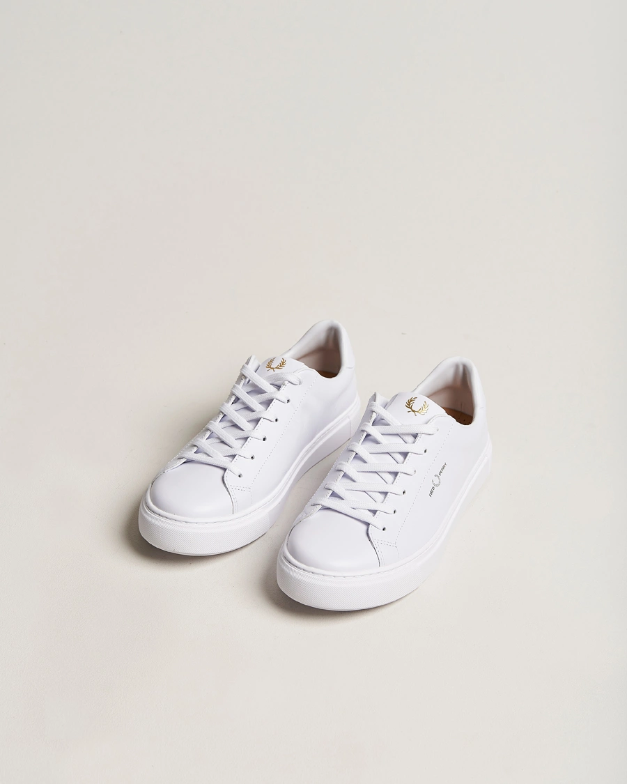 Homme | Best of British | Fred Perry | B71 Leather Sneaker White