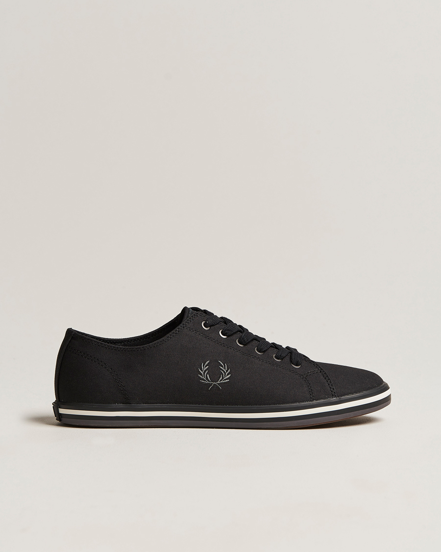 Homme | Fred Perry Kingston Twill Sneaker Black | Fred Perry | Kingston Twill Sneaker Black