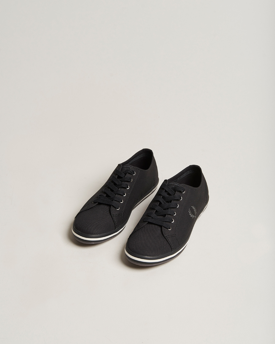 Homme | Fred Perry Kingston Twill Sneaker Black | Fred Perry | Kingston Twill Sneaker Black