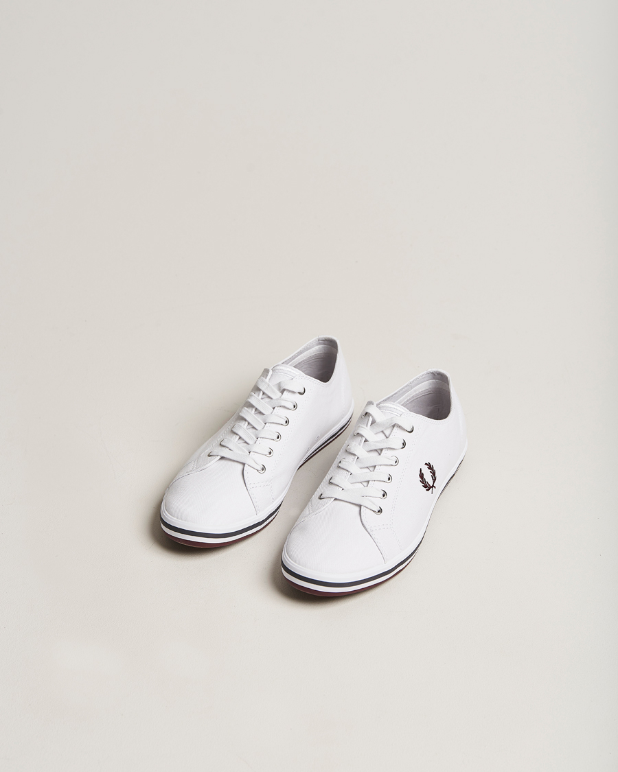 Homme | Fred Perry Kingston Twill Sneaker White | Fred Perry | Kingston Twill Sneaker White