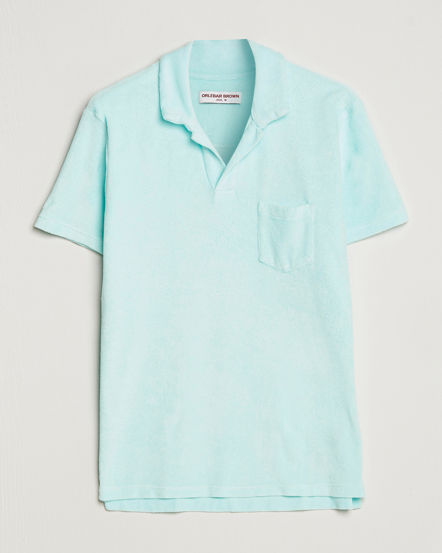 Homme | Polos | Orlebar Brown | Terry Polo Clear Sky