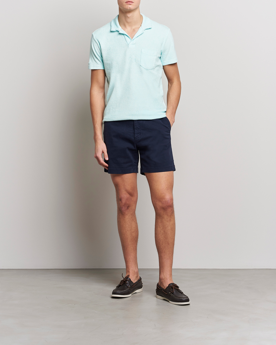 Homme | Polos | Orlebar Brown | Terry Polo Clear Sky