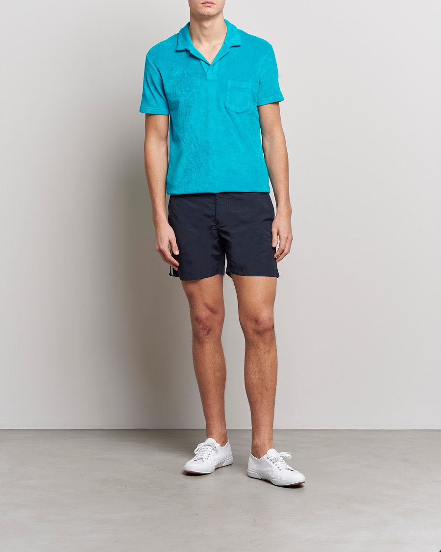 Homme | Polos | Orlebar Brown | Terry Polo Crystal Sea