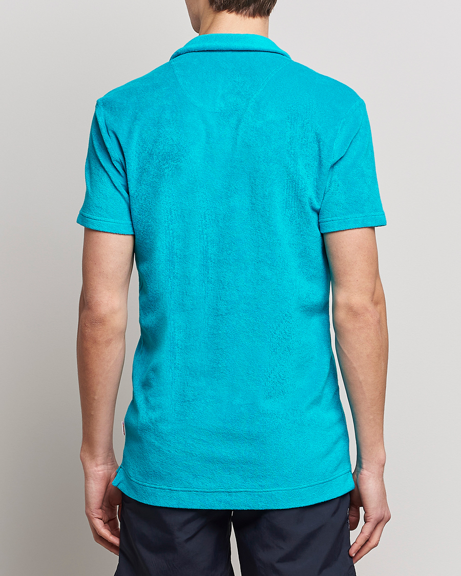 Homme | Polos | Orlebar Brown | Terry Polo Crystal Sea