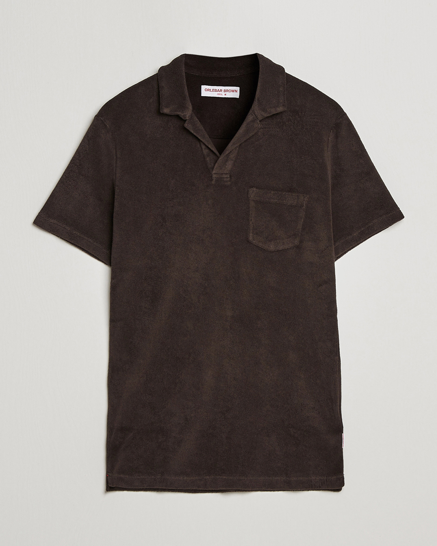 Homme | Polos | Orlebar Brown | Terry Polo Truffle