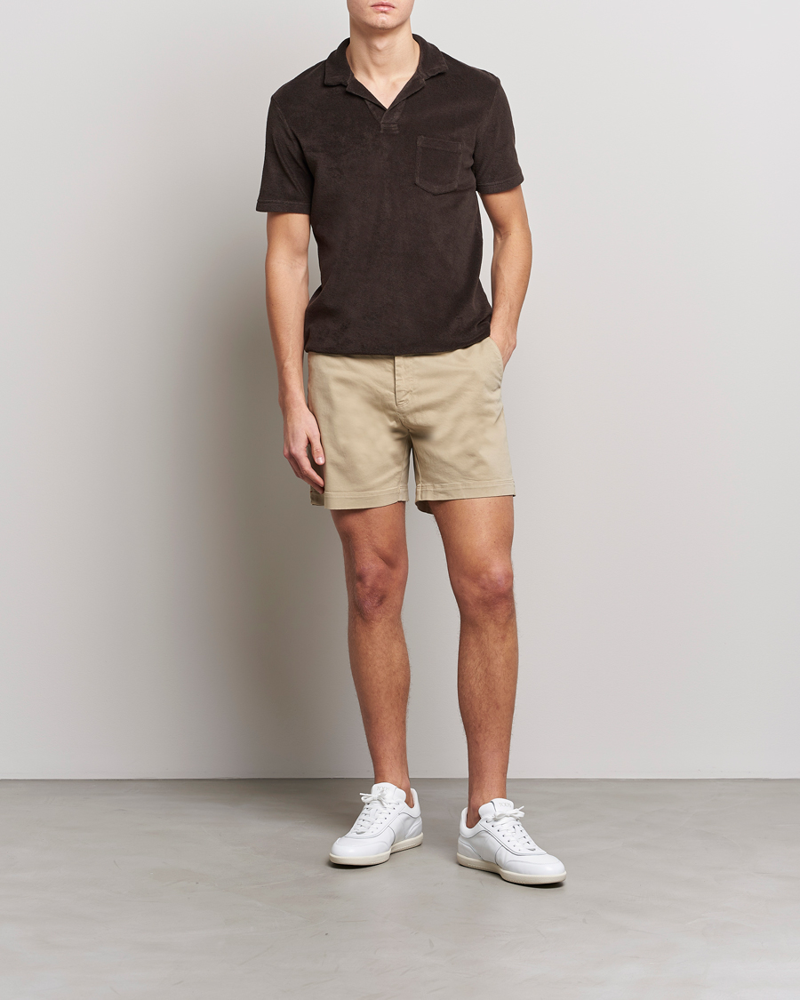 Homme | Polos | Orlebar Brown | Terry Polo Truffle