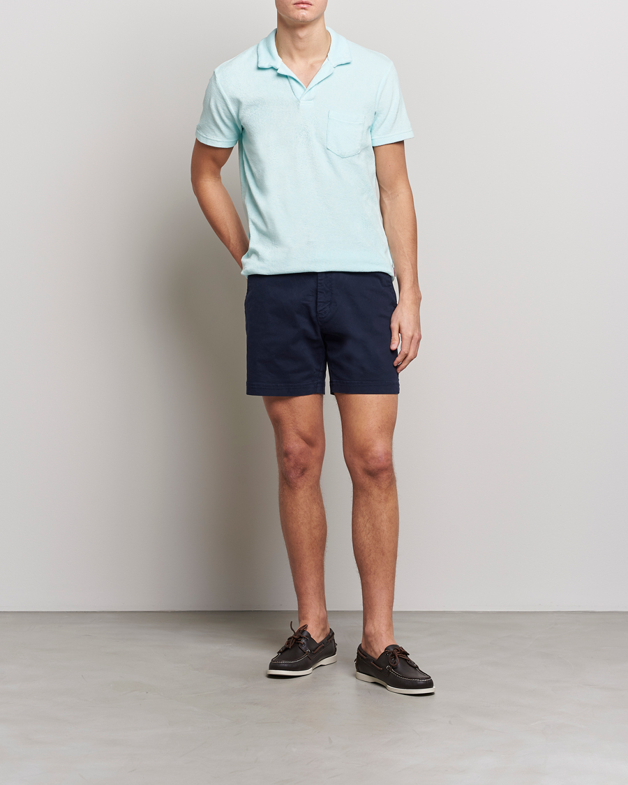 Homme | Shorts | Orlebar Brown | Bulldog Cotton Stretch Twill Shorts Dark Navy