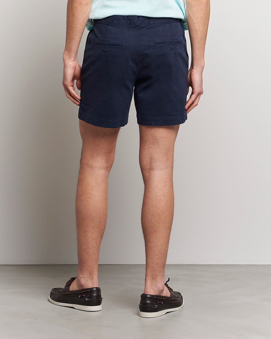 Homme | Shorts | Orlebar Brown | Bulldog Cotton Stretch Twill Shorts Dark Navy