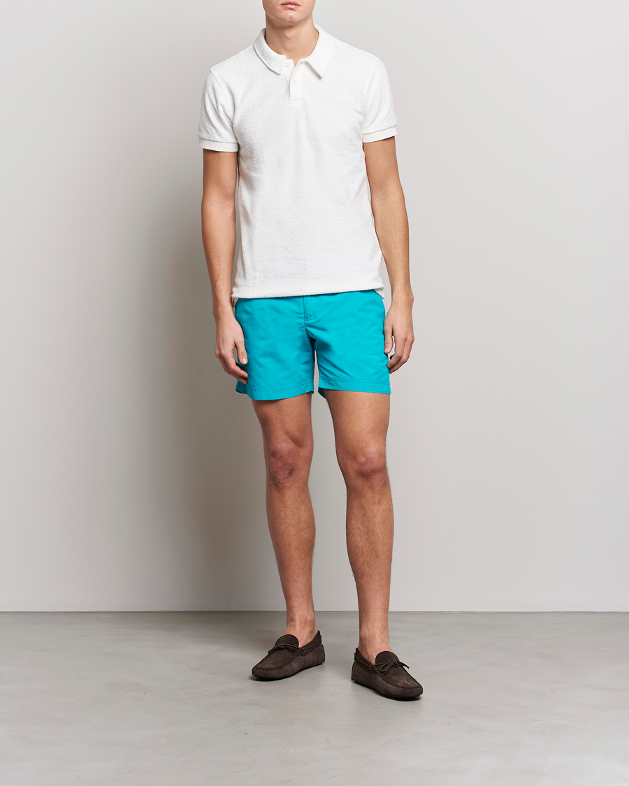 Homme | Maillots De Bain | Orlebar Brown | Bulldog II Medium Length Swim Shorts Crystal Sea