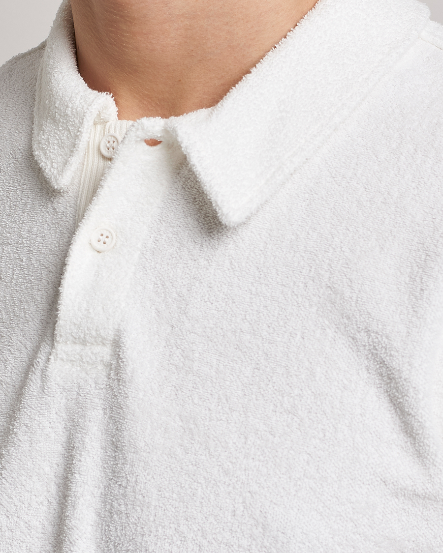 Homme | Polos | Orlebar Brown | Lorenzo Cotton Terry Polo Cloud