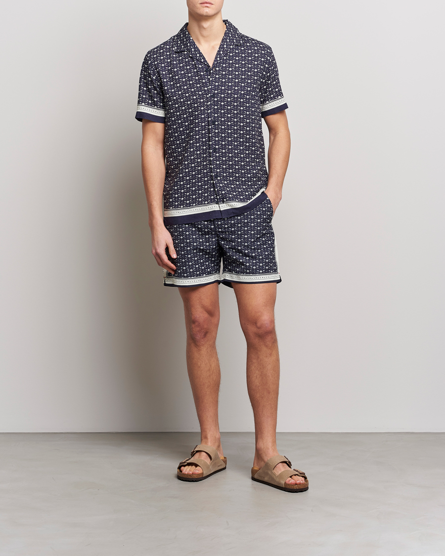 Homme | Maillots De Bain | Orlebar Brown | Bulldog Bandana Recycled Swimshorts Dark Sapphire