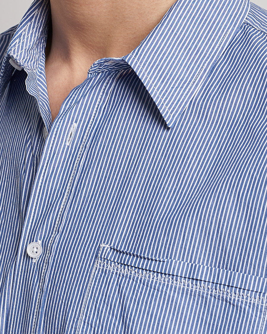 Homme | Chemises | Orlebar Brown | Grasmoor Relaxed Fit Striped Shirt Navy/White