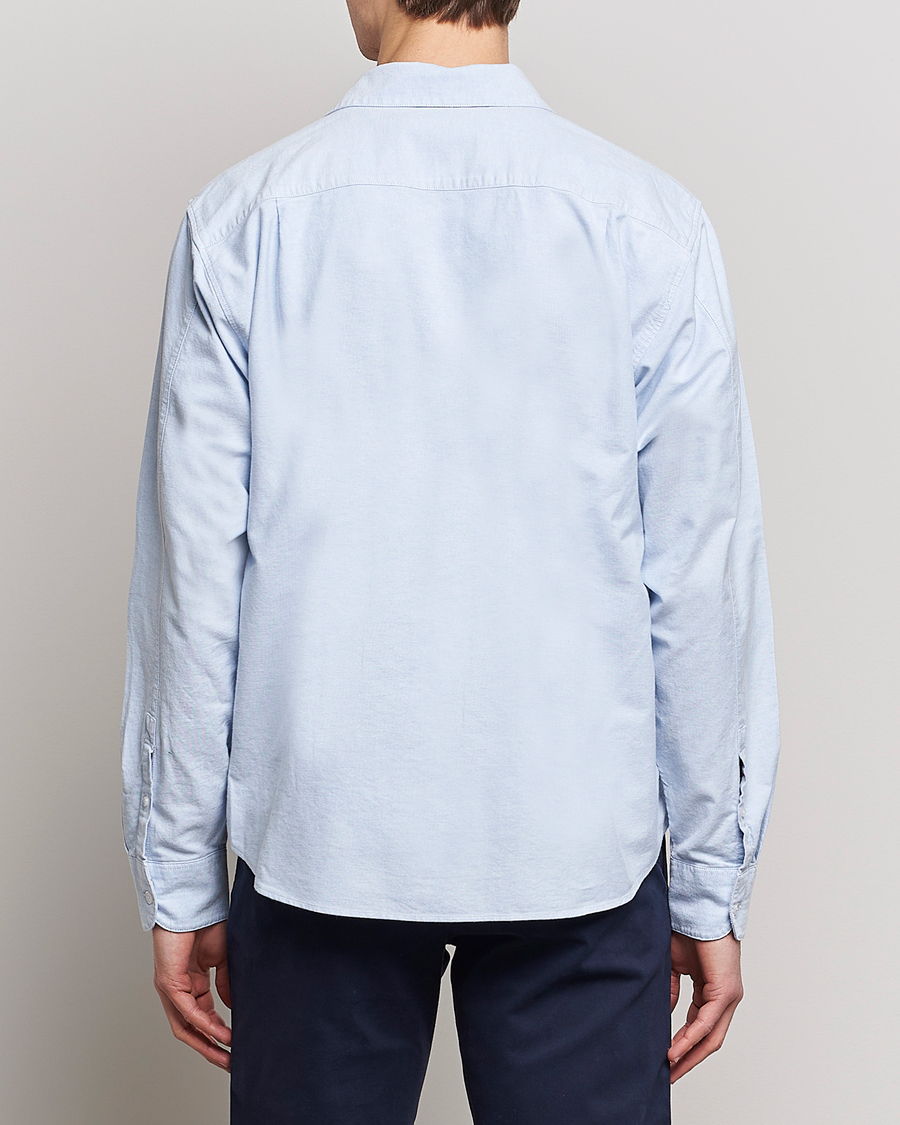 Homme | Chemises | Orlebar Brown | Grasmoor Relaxed Fit Tape Rim Shirt Serenity Blue