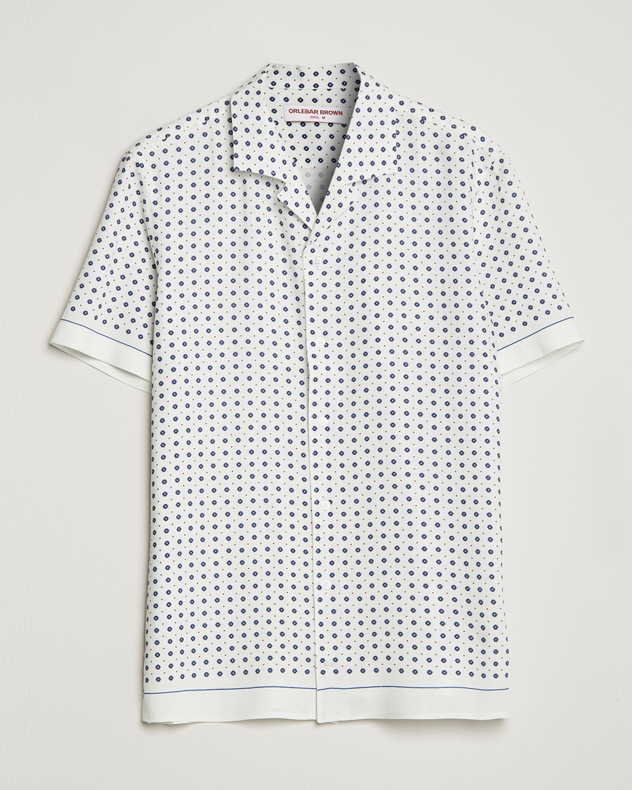 Homme | Chemises | Orlebar Brown | Hibbert Cravat Linen/Viscose Shirt Sea Mist