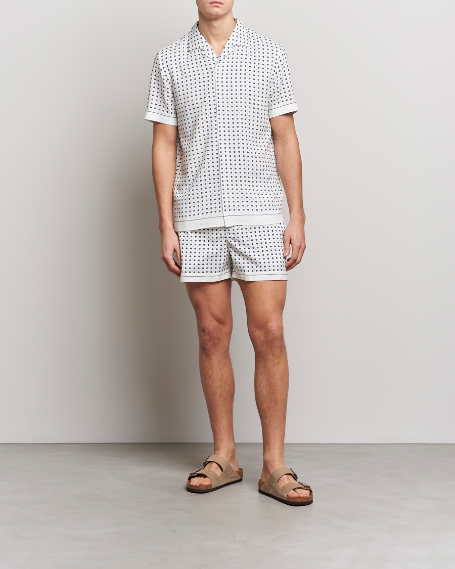 Homme | Chemises | Orlebar Brown | Hibbert Cravat Linen/Viscose Shirt Sea Mist