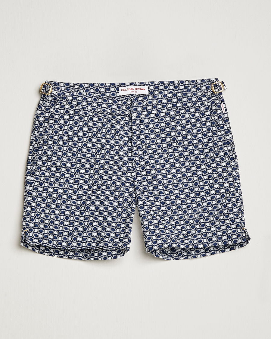 Homme | Maillots De Bain | Orlebar Brown | Bulldog Tela Jacquard Swimshorts Night Iris