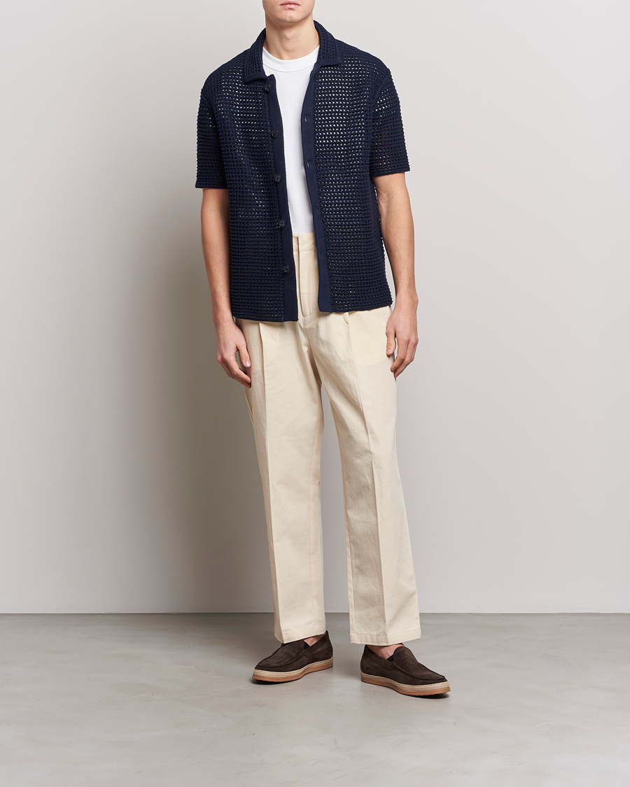 Homme | Pantalons | Orlebar Brown | Beckworth Pleated Cotton Trousers Pebble