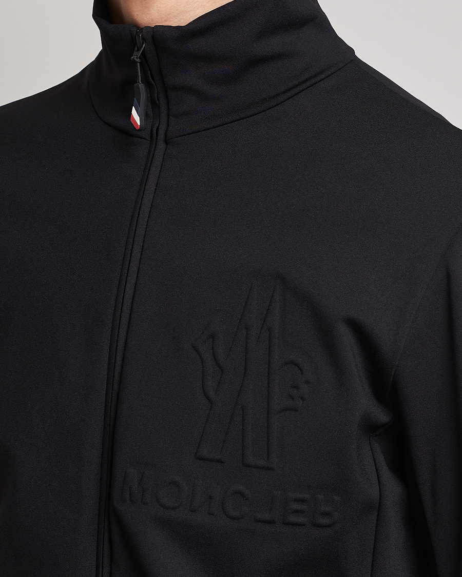 Homme | Pulls Et Tricots | Moncler Grenoble | Embossed Full Zip Cardigan Black