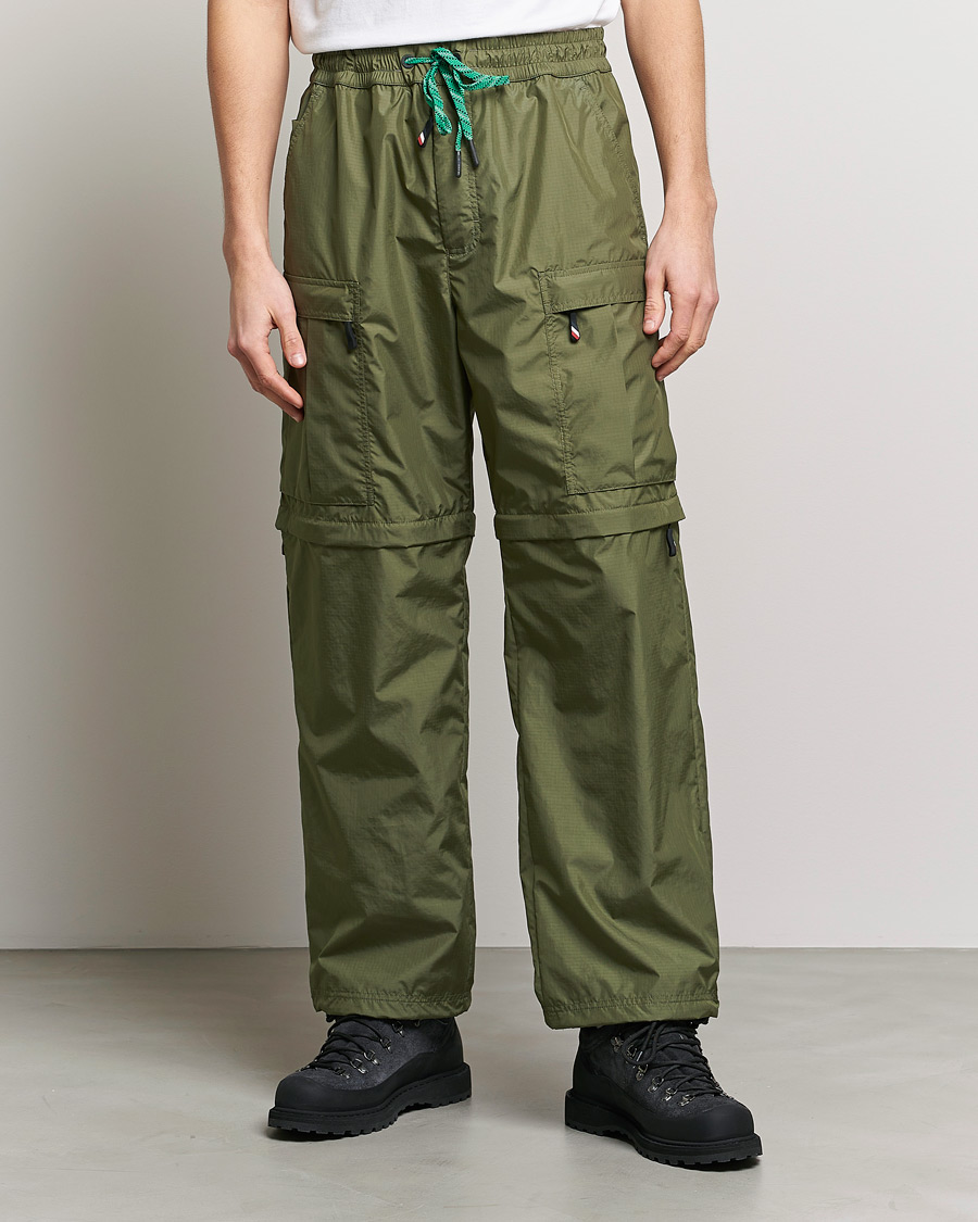 Homme |  | Moncler Grenoble | Zip Off Cargo Pants Military Green