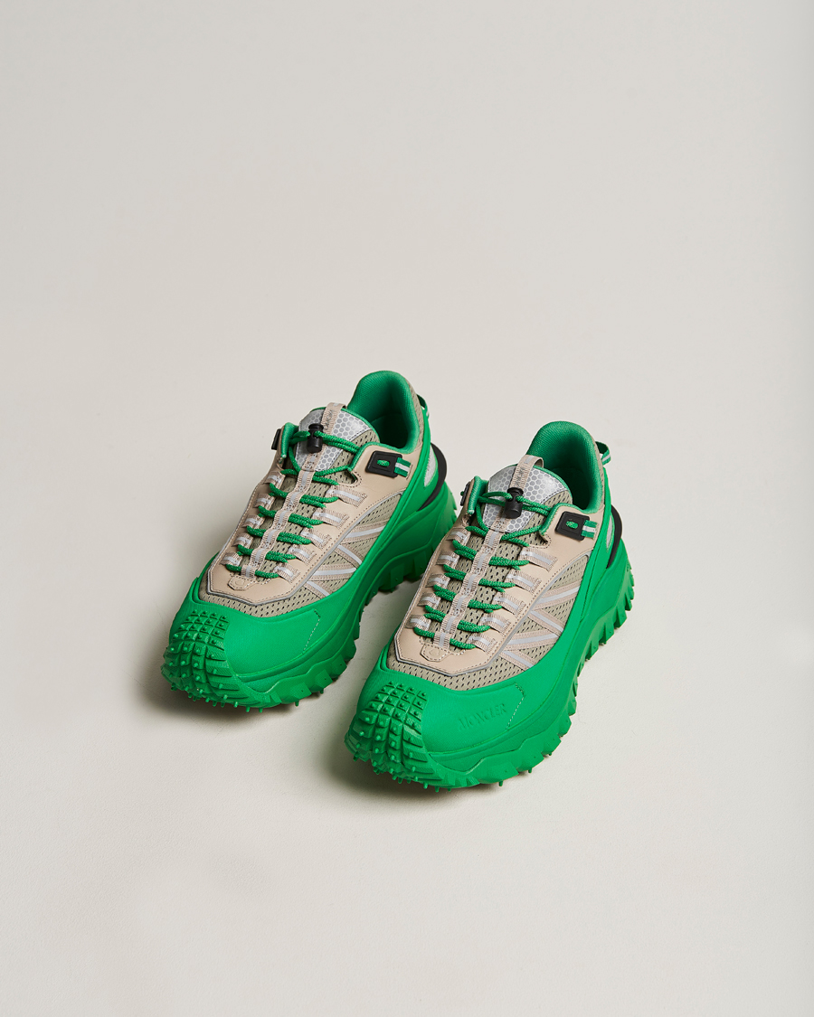Homme | Moncler Grenoble Trailgrip Sneakers Green/Beige | Moncler Grenoble | Trailgrip Sneakers Green/Beige