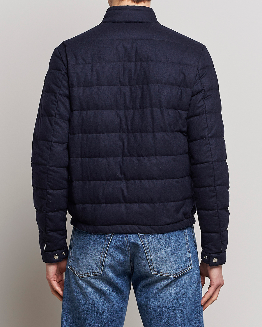 Homme | Manteaux Et Vestes | Moncler | Acorus Flannel Jacket Navy