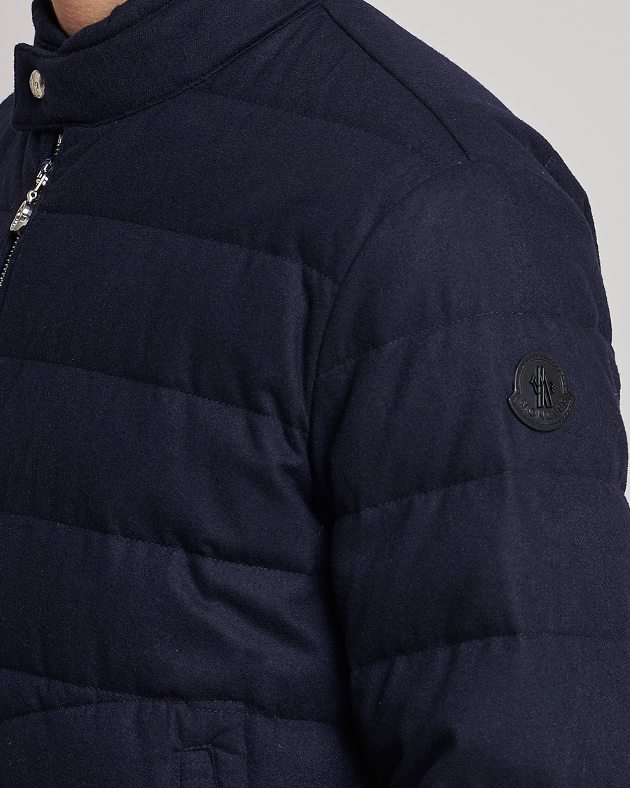 Homme | Manteaux Et Vestes | Moncler | Acorus Flannel Jacket Navy