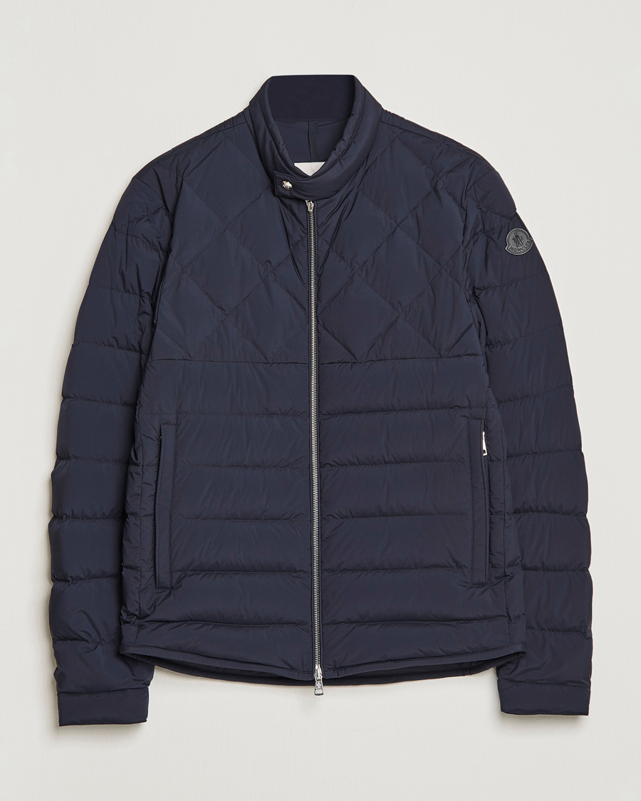 Homme | Manteaux Et Vestes | Moncler | Choquart Biker Jacket Navy