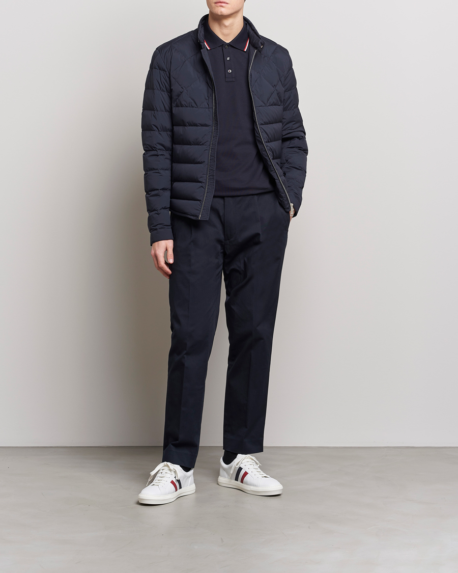 Homme | Manteaux Et Vestes | Moncler | Choquart Biker Jacket Navy