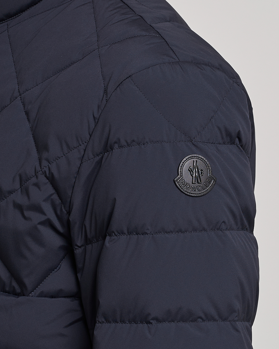 Homme | Manteaux Et Vestes | Moncler | Choquart Biker Jacket Navy