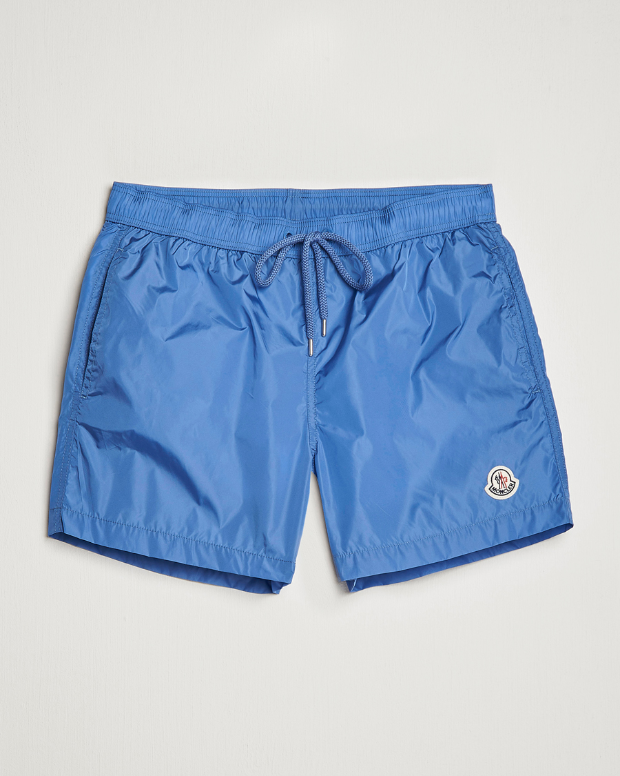 Homme | Maillots De Bain | Moncler | Nylon Swim Trunks Light Blue