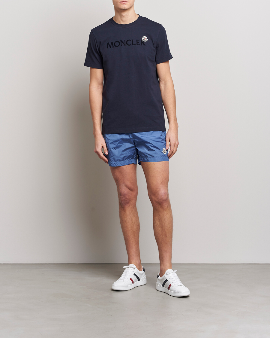 Homme | Maillots De Bain | Moncler | Nylon Swim Trunks Light Blue