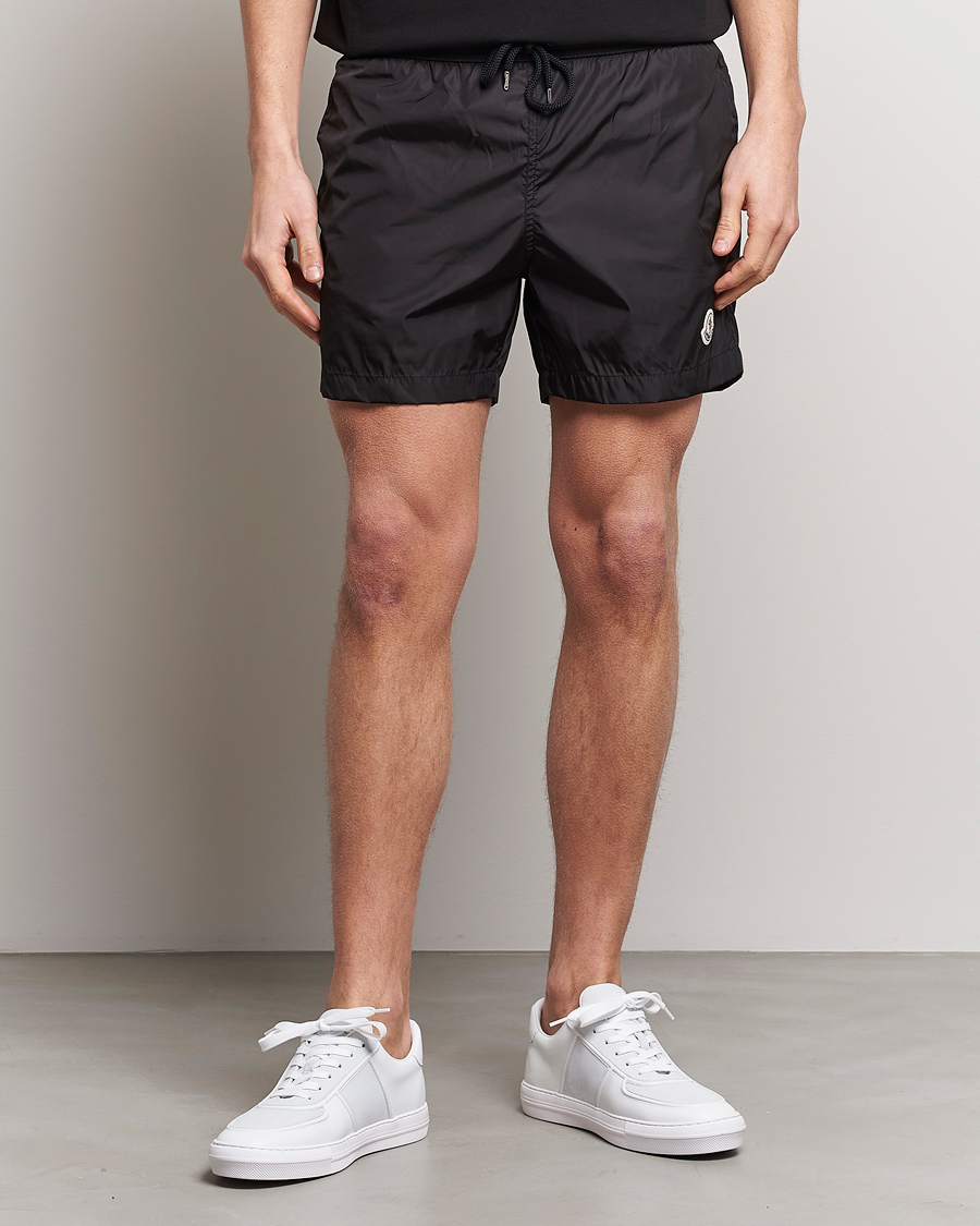 Homme | Maillots De Bain | Moncler | Nylon Swim Trunks Black