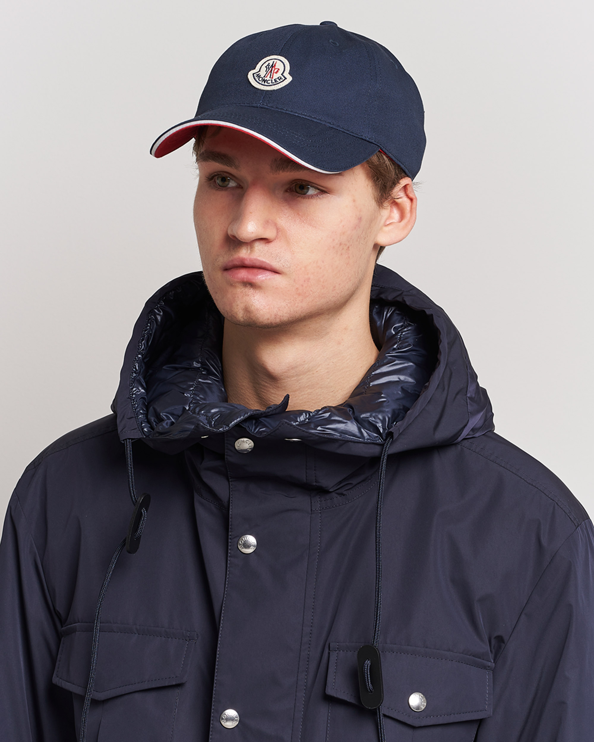 Homme | Moncler Baseball Cap Blue | Moncler | Baseball Cap Blue