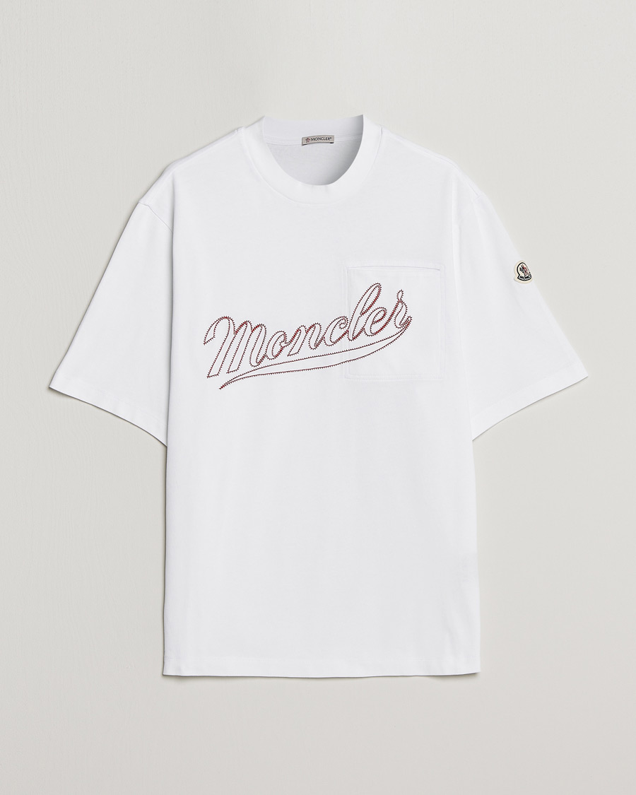 Homme | T-shirts | Moncler | Signature T-Shirt White