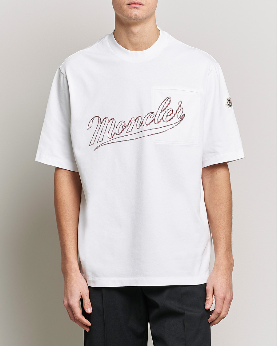 Homme | T-shirts | Moncler | Signature T-Shirt White
