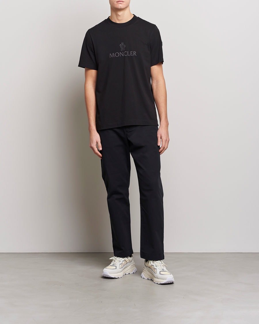 Homme | T-shirts | Moncler | Lettering T-Shirt Black
