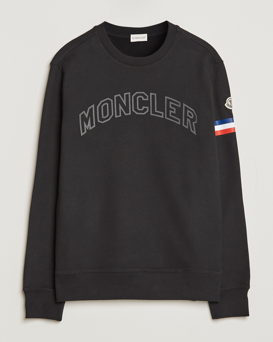 Homme | Pulls Et Tricots | Moncler | Armband Logo Sweatshirt Black