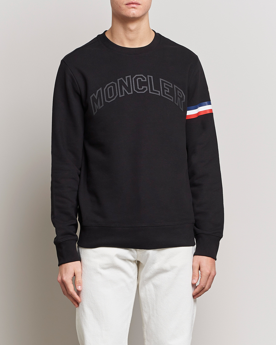 Homme | Pulls Et Tricots | Moncler | Armband Logo Sweatshirt Black