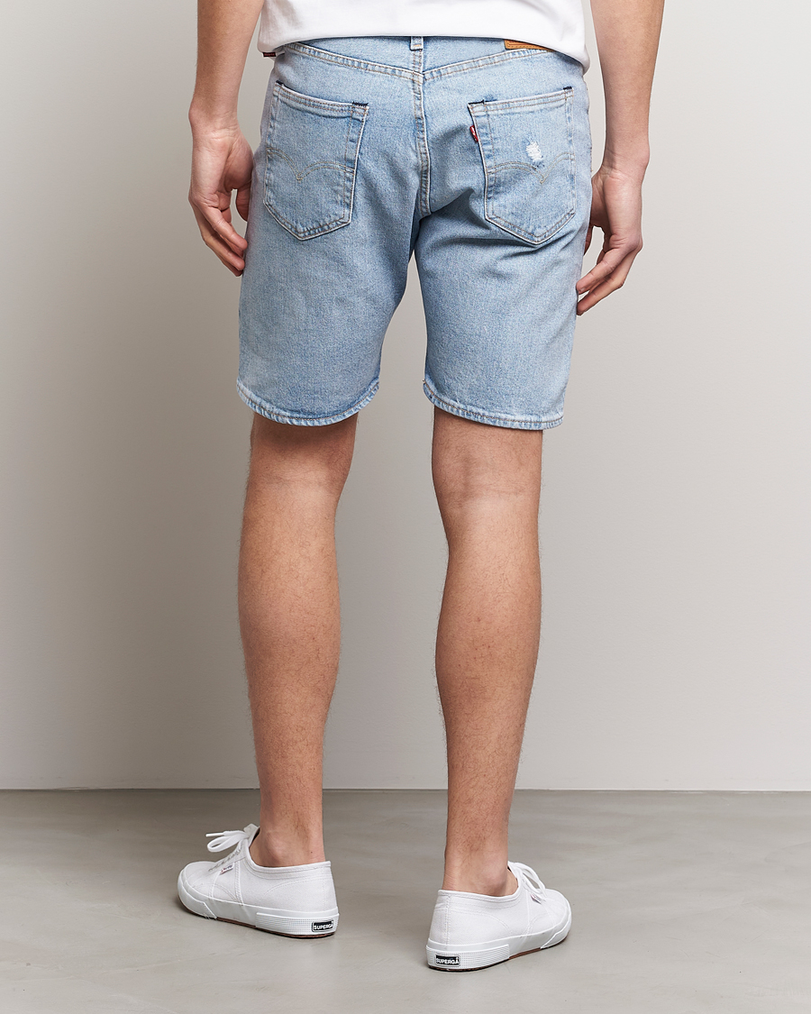 Homme | Shorts | Levi's | 501 Hemmed Denim Shorts Light Indigo Worn In