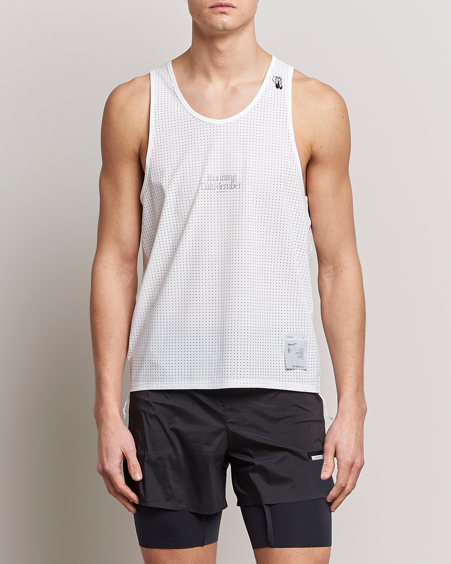 Homme | T-shirts | Satisfy | Space-O Singlet White
