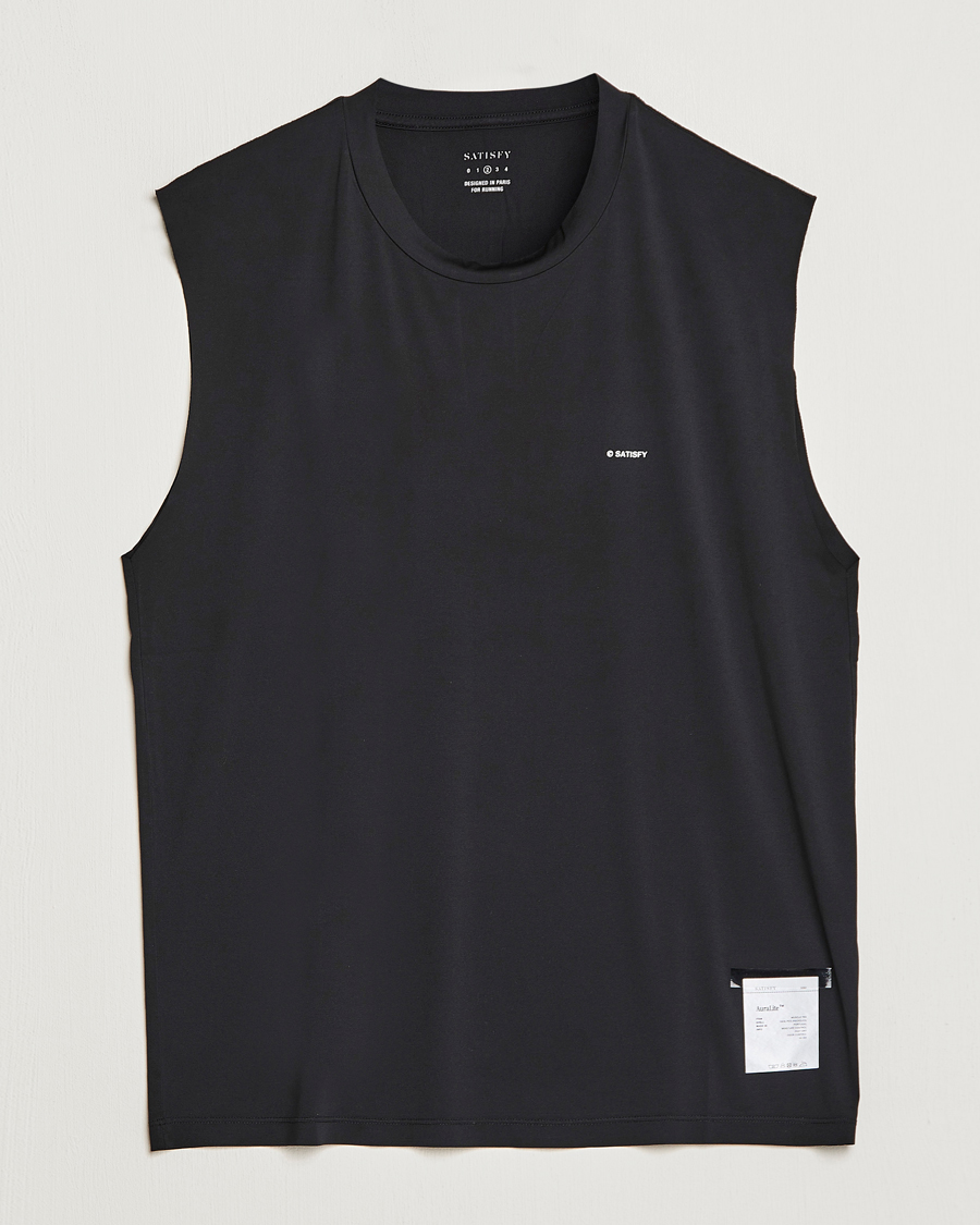 Homme | T-shirts | Satisfy | AuraLIte Muscle Tee Black