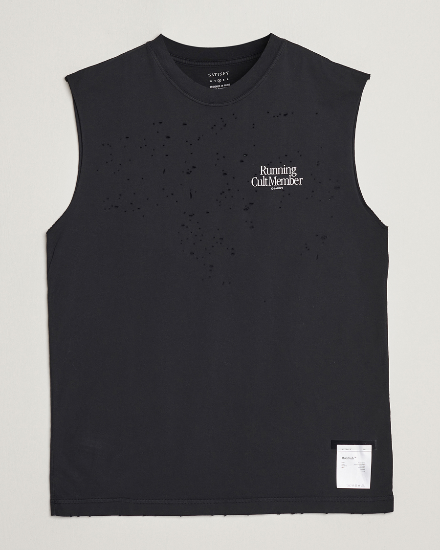 Homme | T-shirts | Satisfy | MothTech Muscle Tee Black