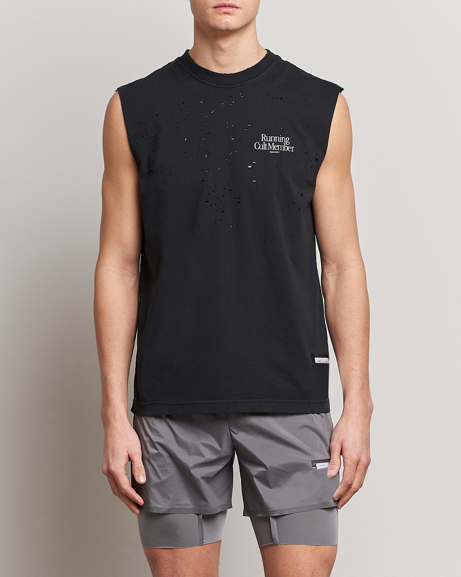 Homme | T-shirts | Satisfy | MothTech Muscle Tee Black