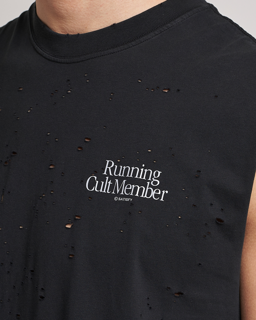 Homme | T-shirts | Satisfy | MothTech Muscle Tee Black