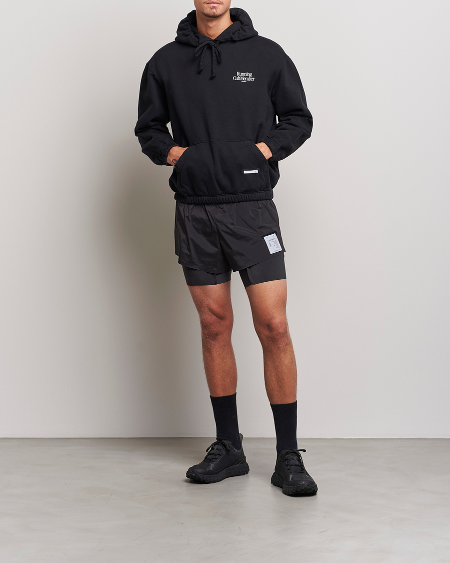 Homme | Pulls Et Tricots | Satisfy | SoftShell Hoodie Black
