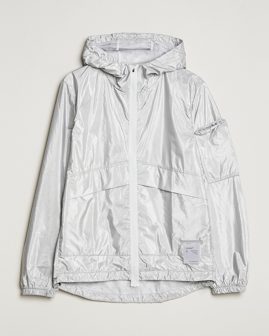 Homme | Manteaux Et Vestes | Satisfy | SilverShell Packable Windbreaker Silver