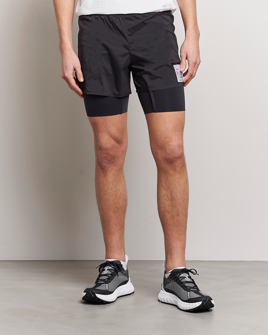 Homme | Shorts | Satisfy | TechSilk 8 Inch Shorts Black
