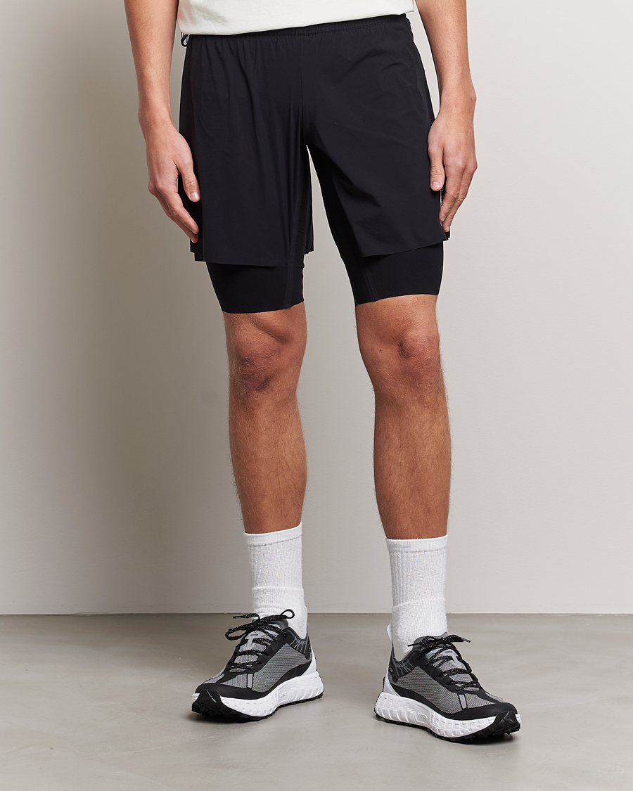 Homme | Shorts | Satisfy | Justice 10 Inch Trail Shorts Black